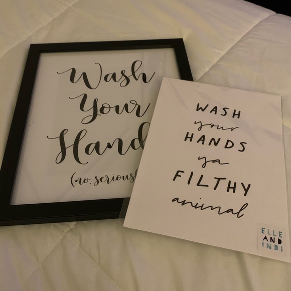 Other - Wash Your Hands BUNDLE!! Two for One! Other - Wash Your Hands BUNDLE!! Two for One!